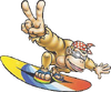 Funky Kong's artwork, as seen in the trading card series.