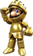 Artwork of Luigi (Gold Knight) from Mario Kart Tour