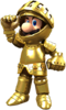Artwork of Luigi (Gold Knight) from Mario Kart Tour