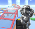 The course icon of the Reverse/Trick variant with Metal Mario