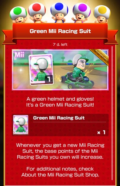File:MKT Tour106 Mii Racing Suit Shop Green.jpg
