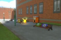 A Yoshi's vending machine in Mario Kart World