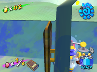 A Super Mario Sunshine glitch.