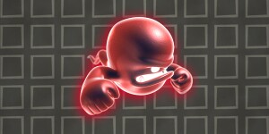 Artwork of a Slammer shown with the results of Luigi's Mansion 2 HD Ghost Personality Quiz.