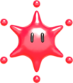 Red Big Paint Star