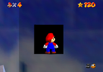 Mario finding the entrance to The Secret Aquarium