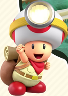 Artwork of Captain Toad in Super Mario Bros. Wonder – Nintendo Switch 2 Edition + Meetup in Bellabel Park