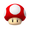 Super Mushroom icon in Super Mario Maker 2 (New Super Mario Bros. U style)