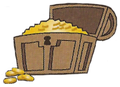 Artwork of a treasure chest from Wario Land 4