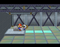 Last treasure chest in X-Naut Fortress of Paper Mario: The Thousand-Year Door.