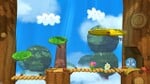 Location of the fourth Smiley Flower in Bounceabout Woods, from Yoshi's Woolly World.