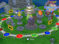 An Alien as it appears in Mario Party 6, as seen on Castaway Bay