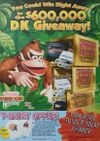 Donkey Kong on the back of a Kellogg's Frosted Mini-Wheats cereal box.