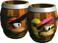 Diddy and Dixie Barrels.png