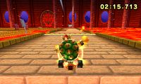 GBA Bowser Castle 1 in Mario Kart 7