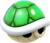Artwork of a Green Shell, from Super Mario 3D World.