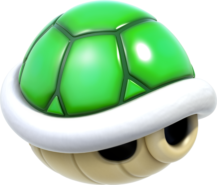 File:Green Shell Artwork - Super Mario 3D World.png