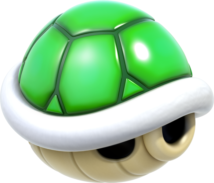 File:Green Shell Artwork - Super Mario 3D World.png