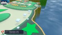 Hole 18 of All-Star Summit from Mario Golf: Super Rush