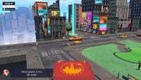 Hole 5 of New Donk City with the amateur layout in Mario Golf: Super Rush