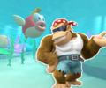 The course icon with Funky Kong