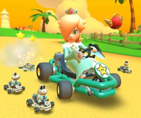 The icon of the Hammer Bro Cup challenge from the Summer Tour in Mario Kart Tour.