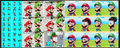 Comparison with sprites from Nintendo 3DS Mario & Luigi games.