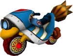 The model for Baby Mario's Magikruiser from Mario Kart Wii