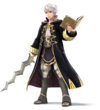 Artwork of Robin's male (left) and female (right) variants from Super Smash Bros. for Nintendo 3DS / Wii U