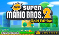 The title screen of "Gold Edition", with the overall coin counter in the bottom right corner.