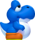 Artwork of a Bubble Baby Yoshi in New Super Mario Bros. U