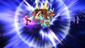 Omega Blitz in Super Smash Bros. for Wii U.