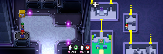 Block 87 in Peach's Castle of Mario & Luigi: Bowser's Inside Story + Bowser Jr.'s Journey.