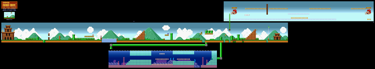 File:SMAS LL World 4-1 Map.png - Super Mario Wiki, the Mario encyclopedia