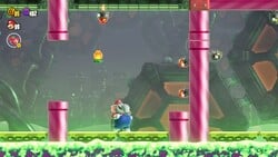 Elephant Mario in the level Evade the Seeker Bullet Bills! in Super Mario Bros. Wonder