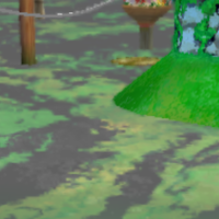Polluted water in Super Mario Sunshine