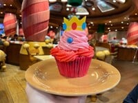 A menu item at Toadstool Cafe from Super Nintendo World (Universal Studios Hollywood)