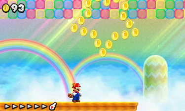 mario 3d world rainbow run stars