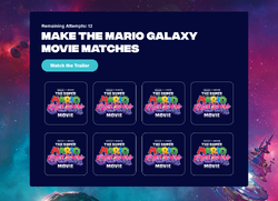 The concentration game on ItsGalaxyTime.com