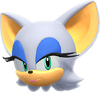 Rouge's head icon in Mario & Sonic at the Olympic Games Tokyo 2020