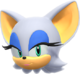 Rouge's head icon in Mario & Sonic at the Olympic Games Tokyo 2020