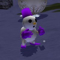 A small Snowman in Wario World