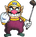 Mario Golf (N64) artwork: Wario