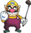 Mario Golf (N64) artwork: Wario