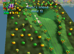 Hole 13 of Yoshi's Island from Mario Golf