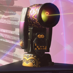 A turret enemy from Donkey Kong Bananza