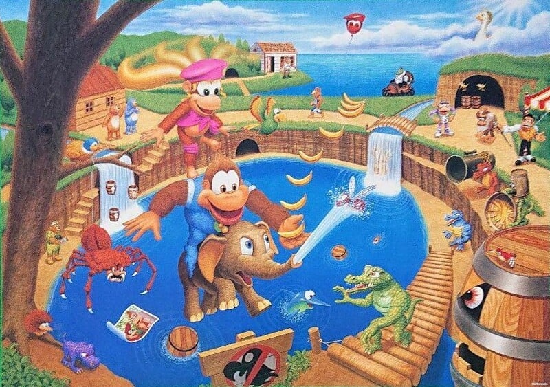File:DKC3 Puzzle Artwork.jpg