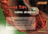 One of the Mario Kart 64 Collectible Trading Cards.