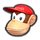 Diddy Kong's head icon in Mario Kart 8 Deluxe