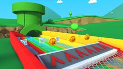 View of the start of 3DS Piranha Plant Slide